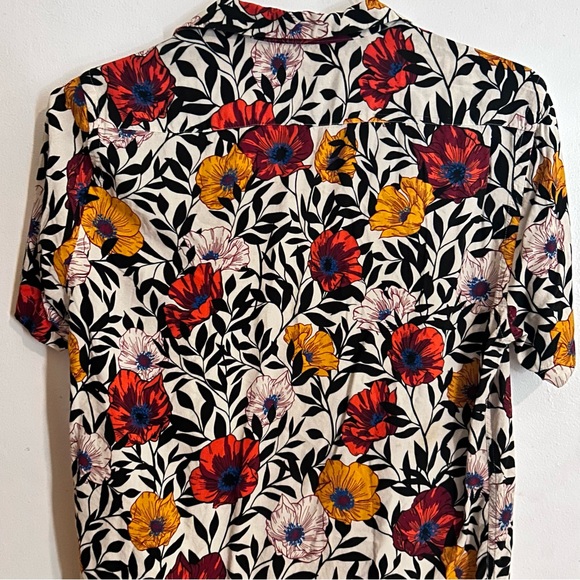 Zara “famous” floral relaxed-fit button down - Picture 12 of 16